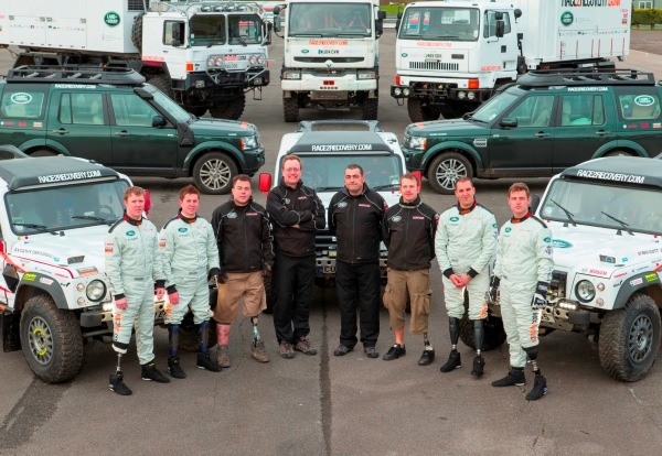 Il team di Race2Recovery pronto per la sfida al Dakar Rally