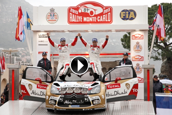 Video –  Highlights Rallye Monte-Carlo 2013