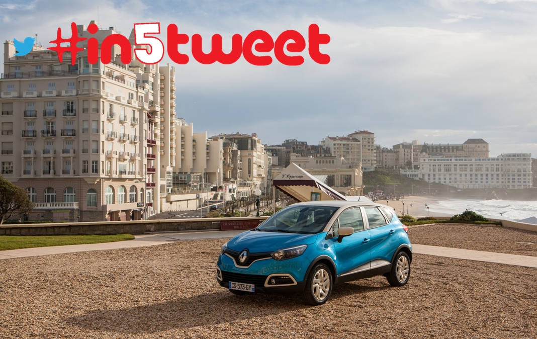 Prova Renault Captur #in5tweet