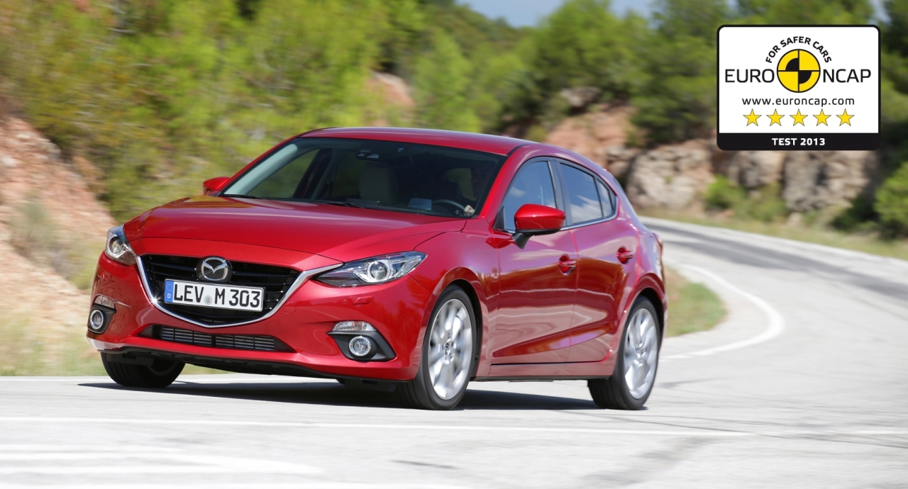 Cinque Stelle Euro NCAP per la nuova Mazda3