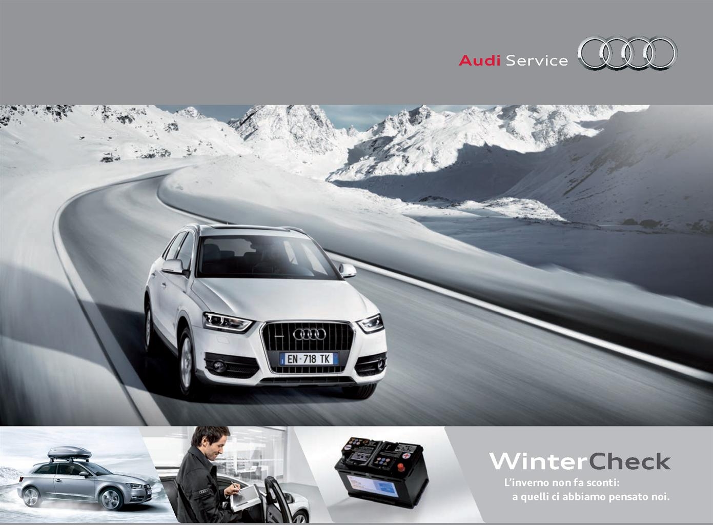Audi WinterCheck per affrontare l’inverno in sicurezza
