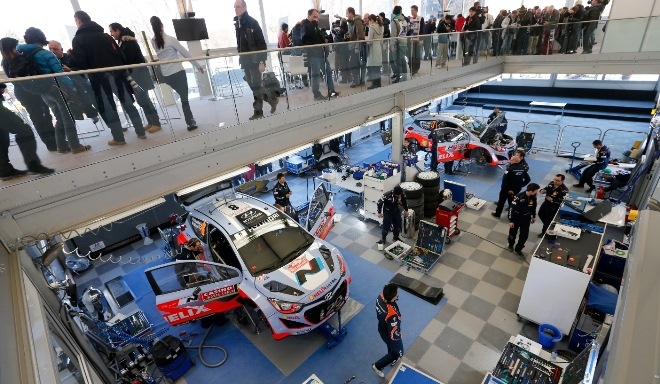 Hyundai Shell World Rally Team  si prepara al Rally di Svezia