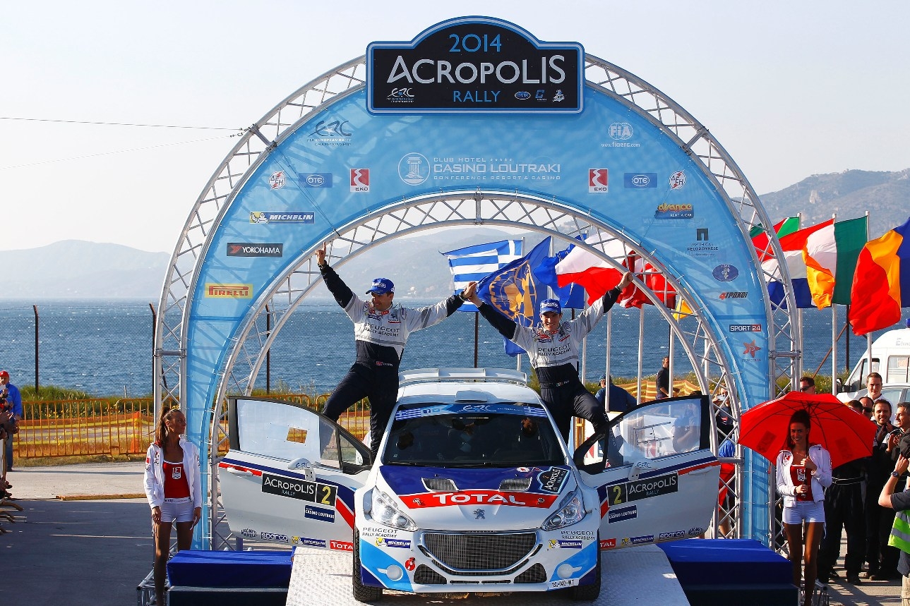 Peugeot 208 T16: la prima vittoria arriva al Rally dell’Acropoli