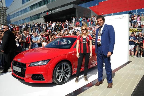 Audi TT: la nuova versione presentata a Casa Milan