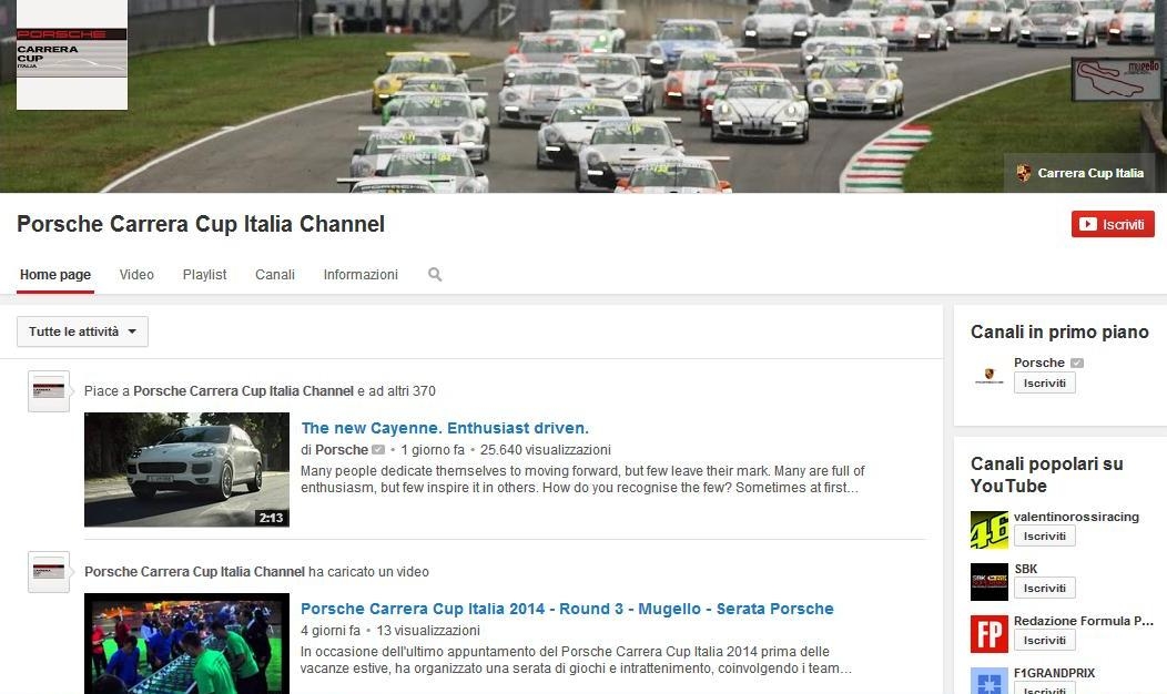 Porsche Carrera Cup Italia 2014: rivivi tutte le emozioni, con clip e interviste sul canale YouTube ufficiale
