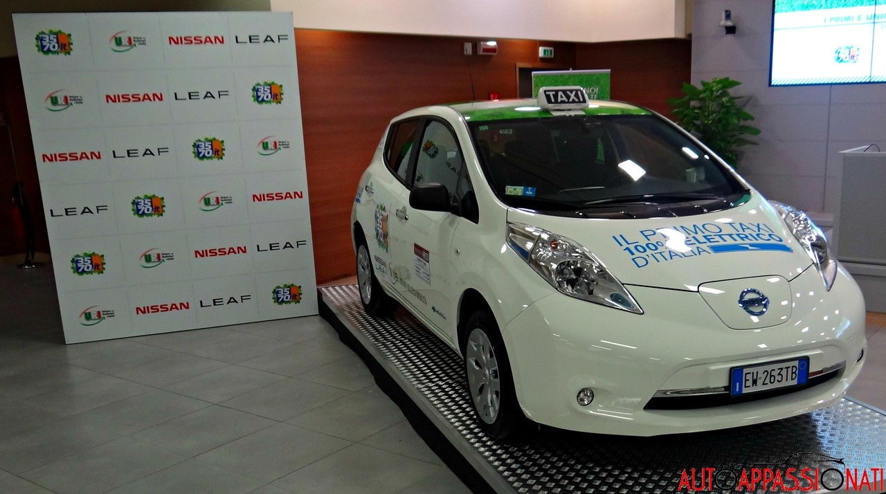 Taxi LEAF a Roma: Nissan e Unione Radiotaxi d’Italia insieme per la mobilità elettrica