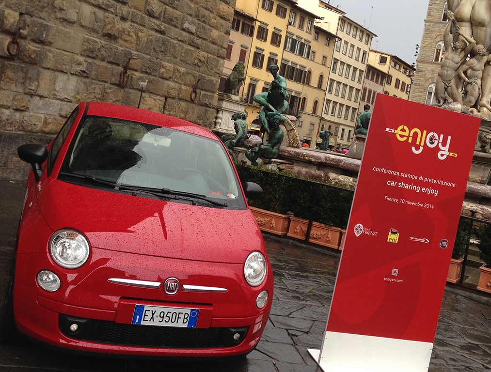 Arriva a Firenze “Enjoy”, il car sharing targato Eni