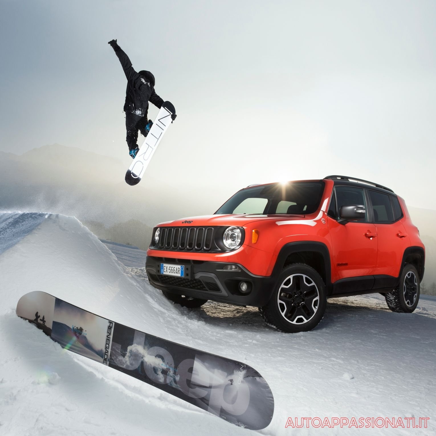 Jeep Renegade & Freestyle Snowboarders
