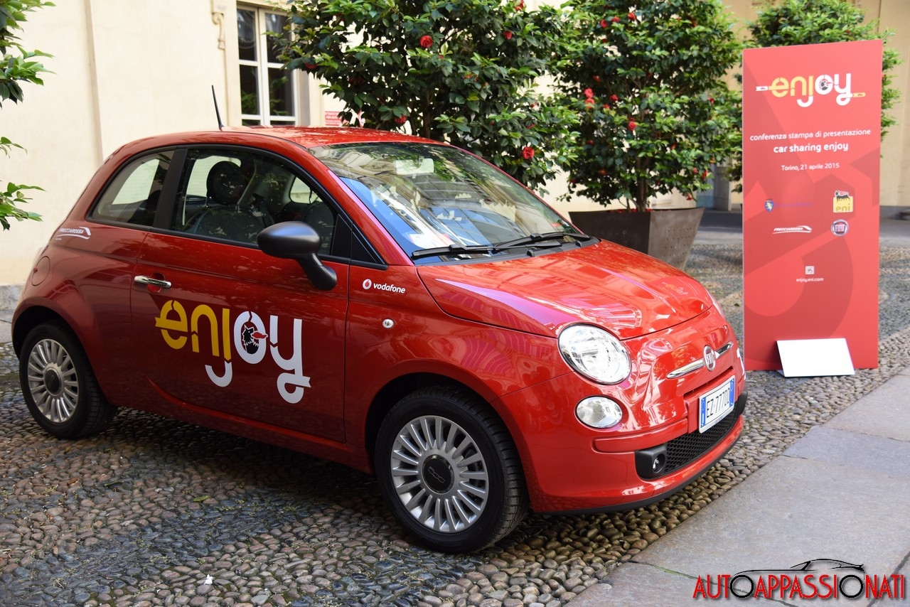 Il car sharing Enjoy arriva a Torino: voucher gratis fino al 30 aprile