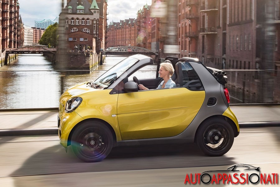 Nuova Smart Fortwo Cabrio: debutterà al Salone di Francoforte IAA