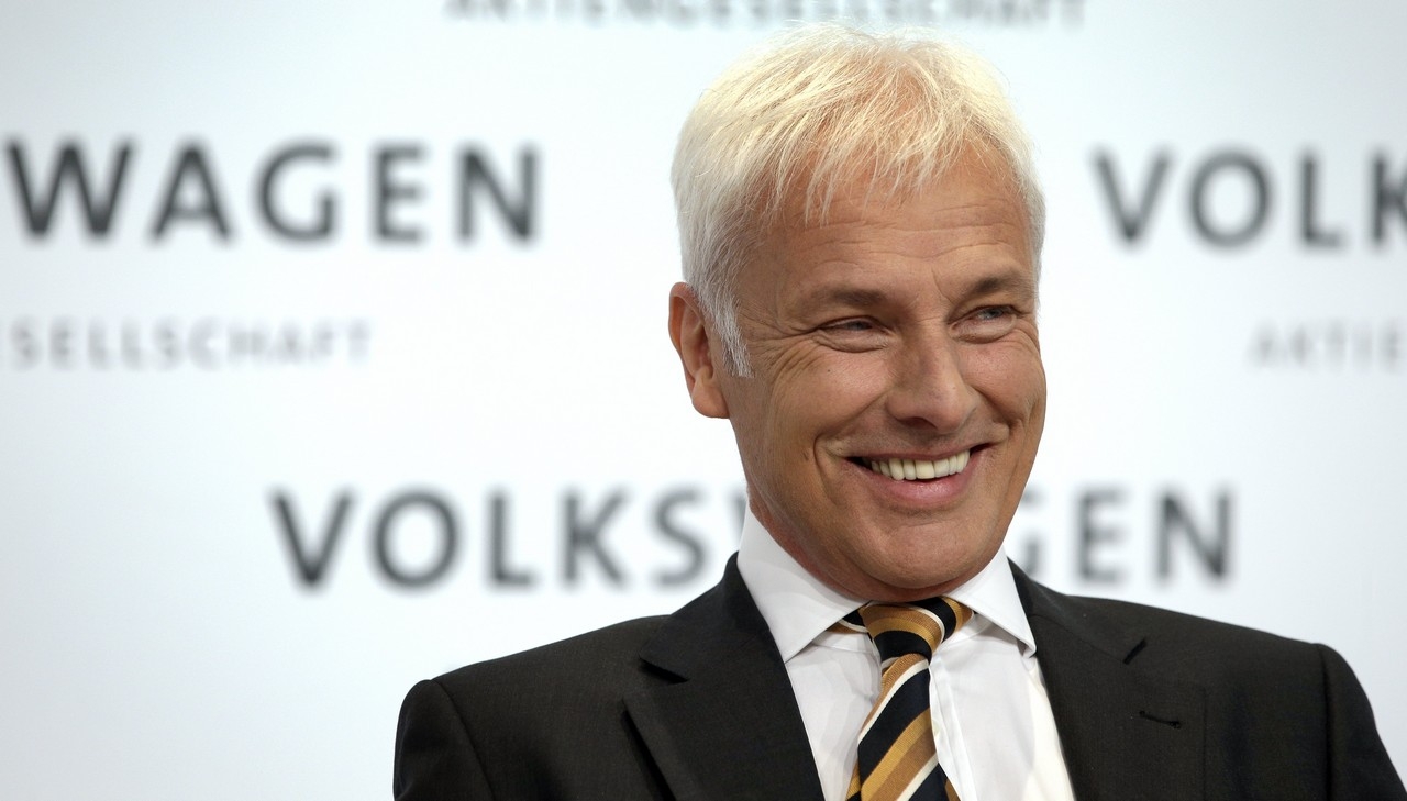 Matthias Muller CEO del Gruppo Volkswagen a seguito dello scandalo