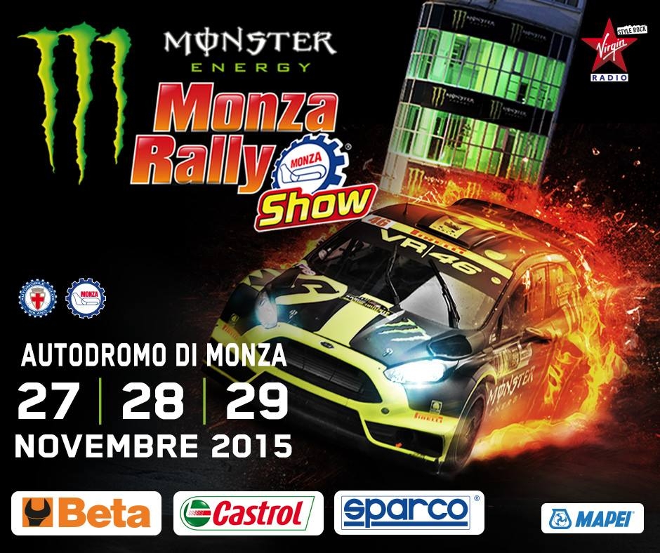 Monza Rally Show: dal 26 al 29 novembre 2015