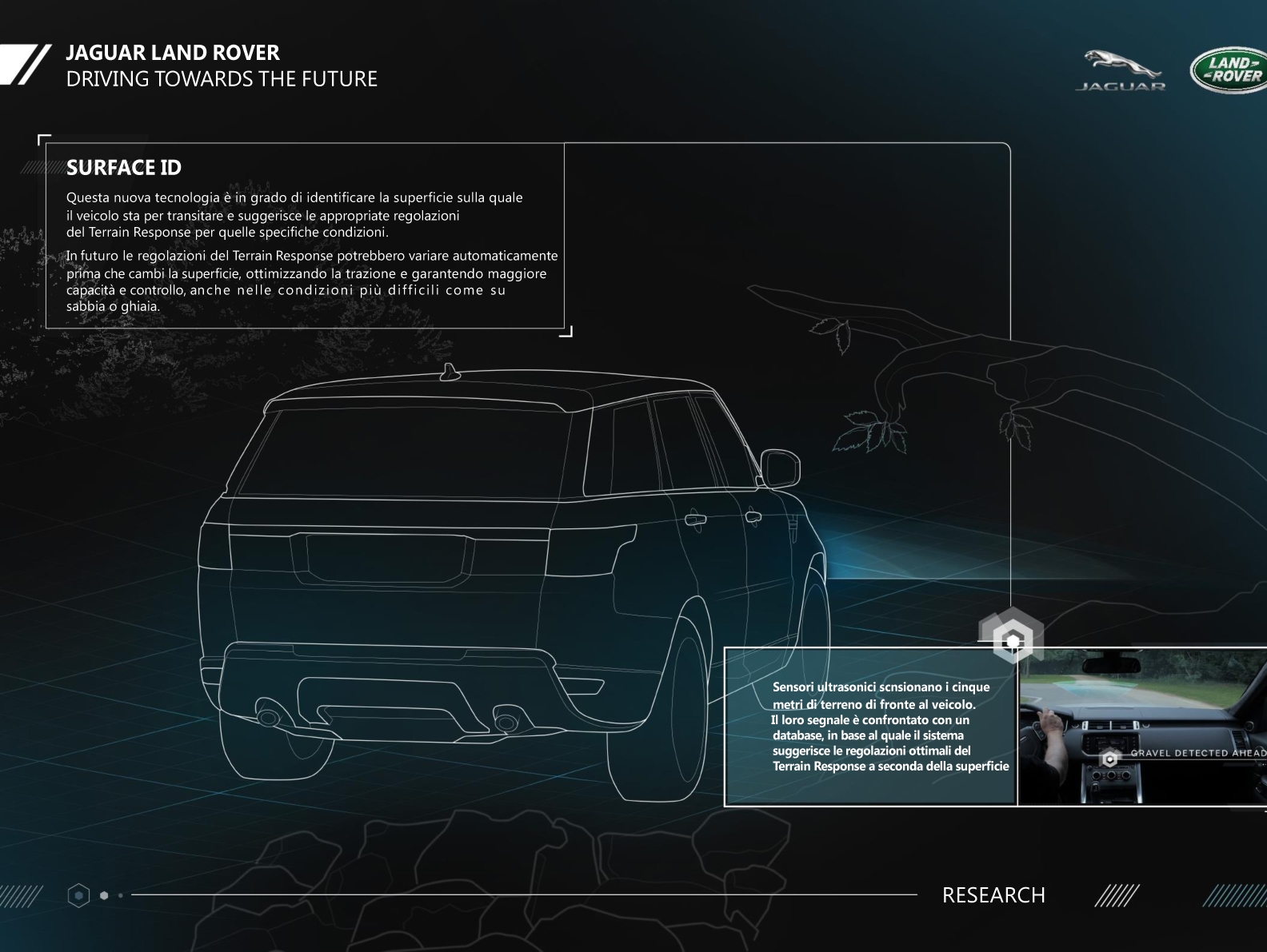 Jaguar Land Rover e la loro idea di guida autonoma All-Terrain