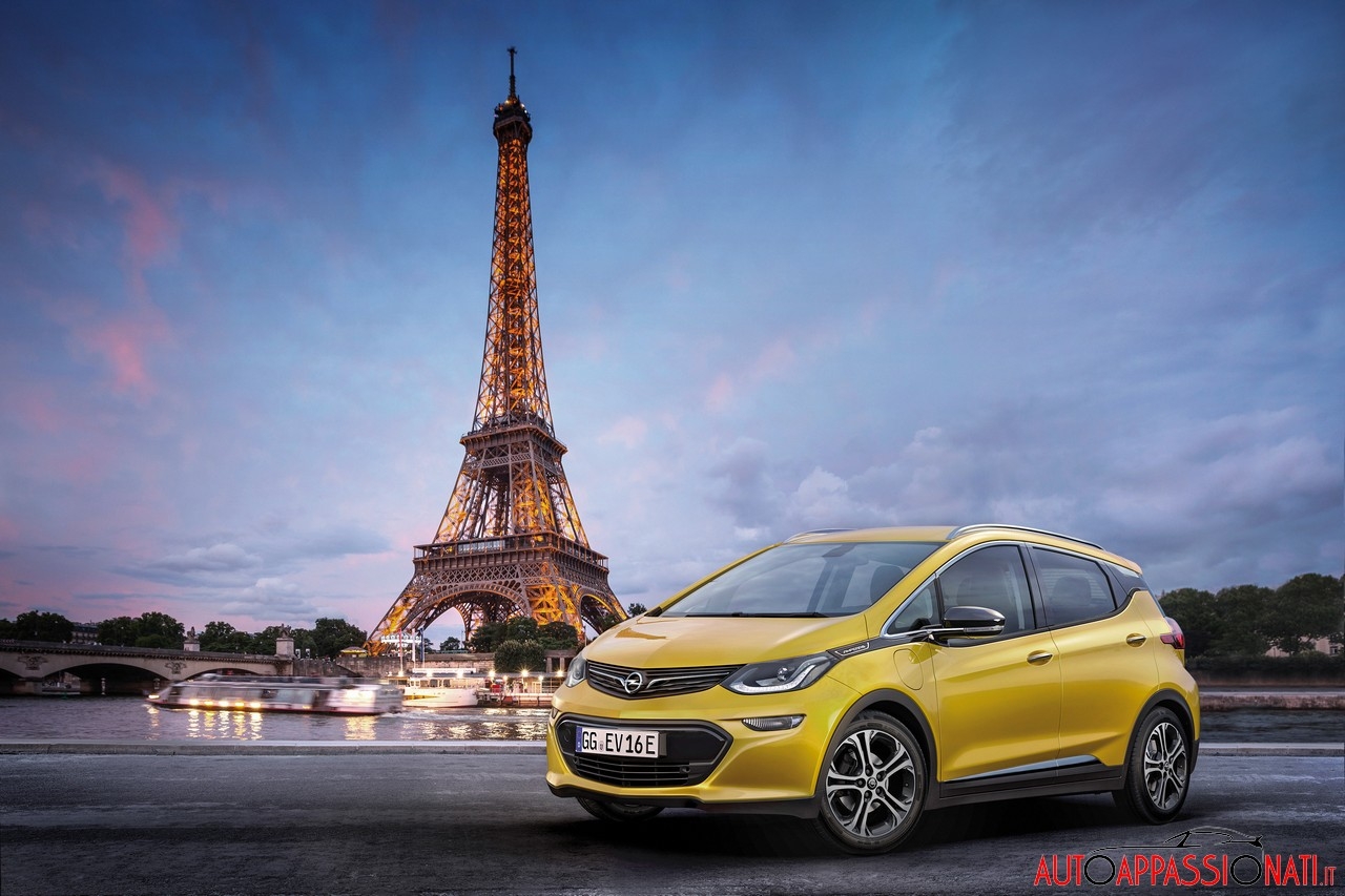 Opel Ampera-e: al salone di Parigi il debutto