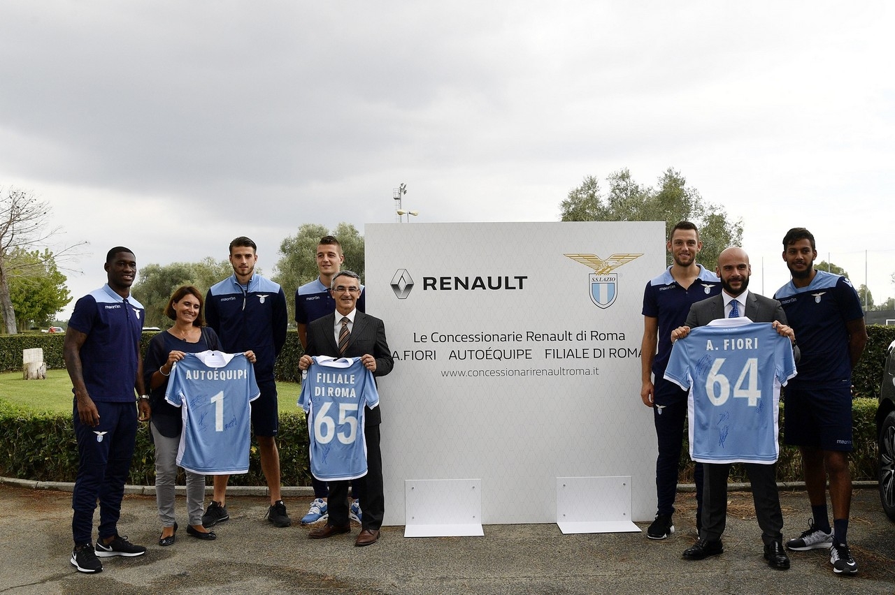 Renault a fianco della S.S. Lazio per la stagione 2016/17