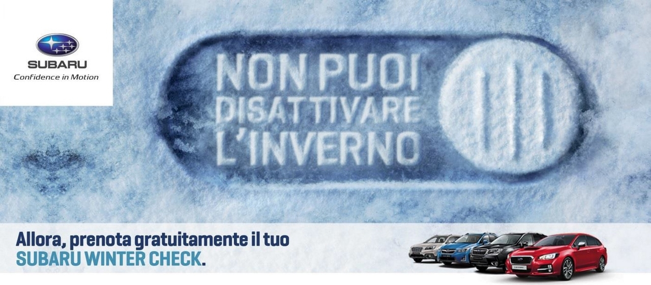 Winter Check Subaru: prima di tutto la sicurezza