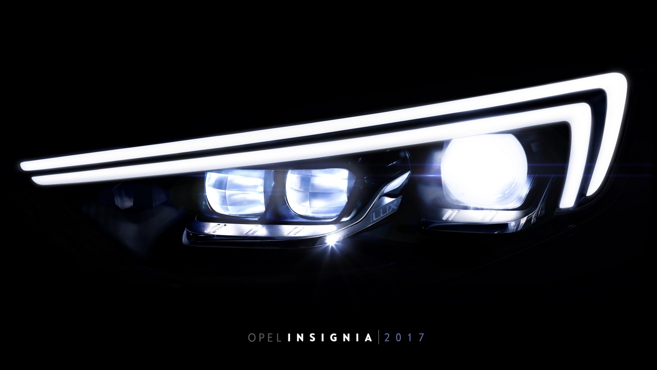 I fari a matrice di LED sulla nuova Opel Insignia