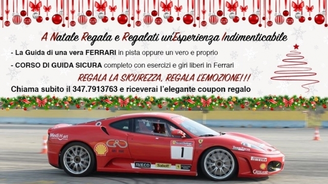 Una Ferrari a Natale, l’offerta da non perdere