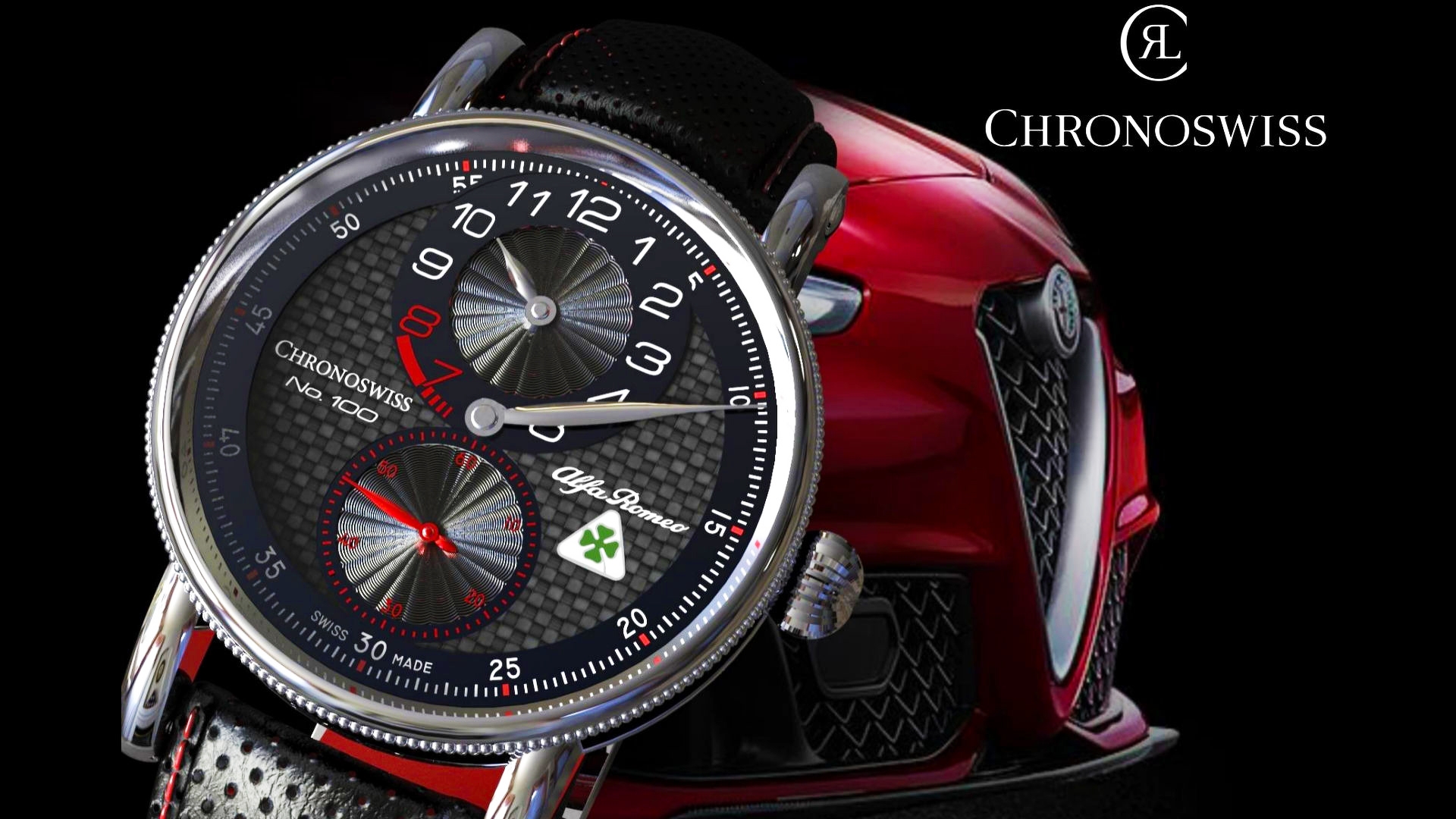 Chronoswiss Régulateur: l’edizione dedicata alla Alfa Romeo Giulia Quadrifoglio