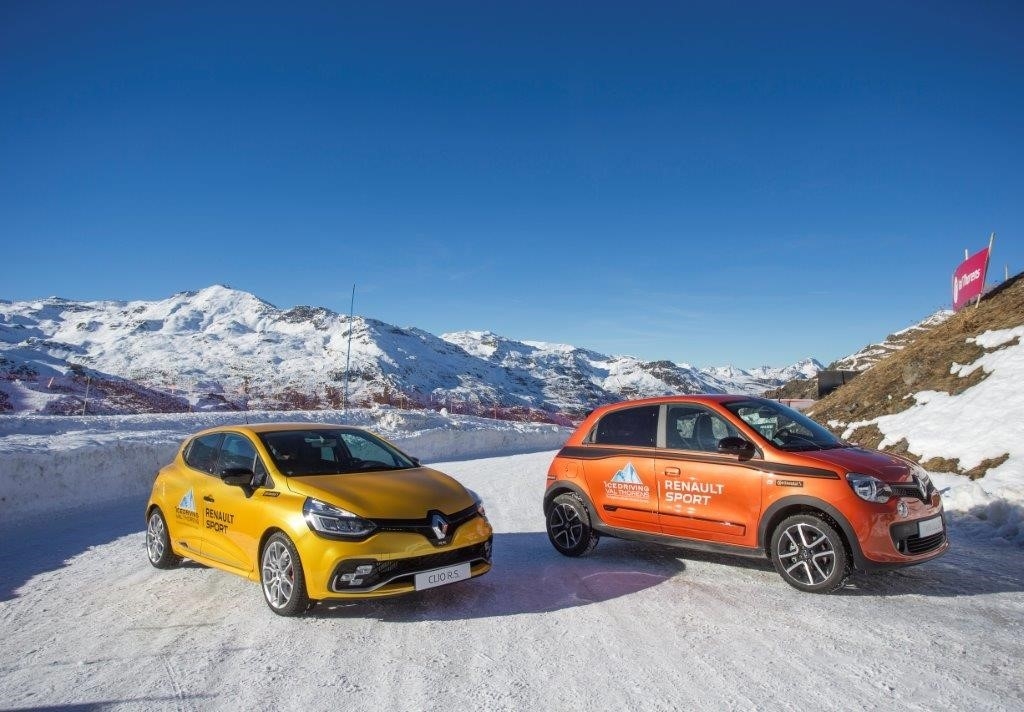 Renault Sport, partnership con la scuola di pilotaggio Ice Driving Val Thorens