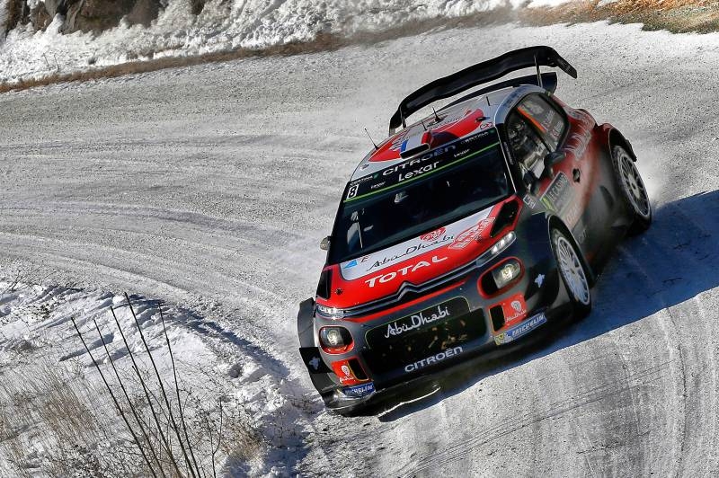 Rally Montecarlo 2017, giorno 2: difficile rompere il ghiaccio per le C3 WRC
