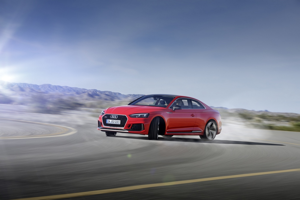 Audi RS 5 Coupé in anteprima nazionale alla Design Week 2017
