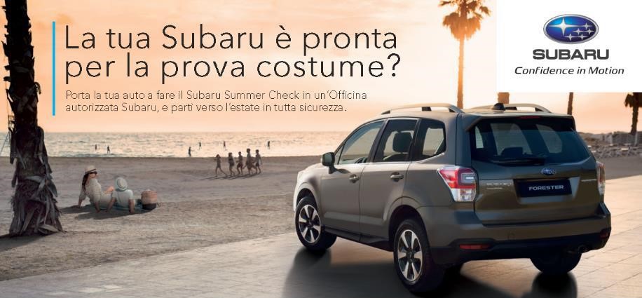 Subaru Summer Check 2018