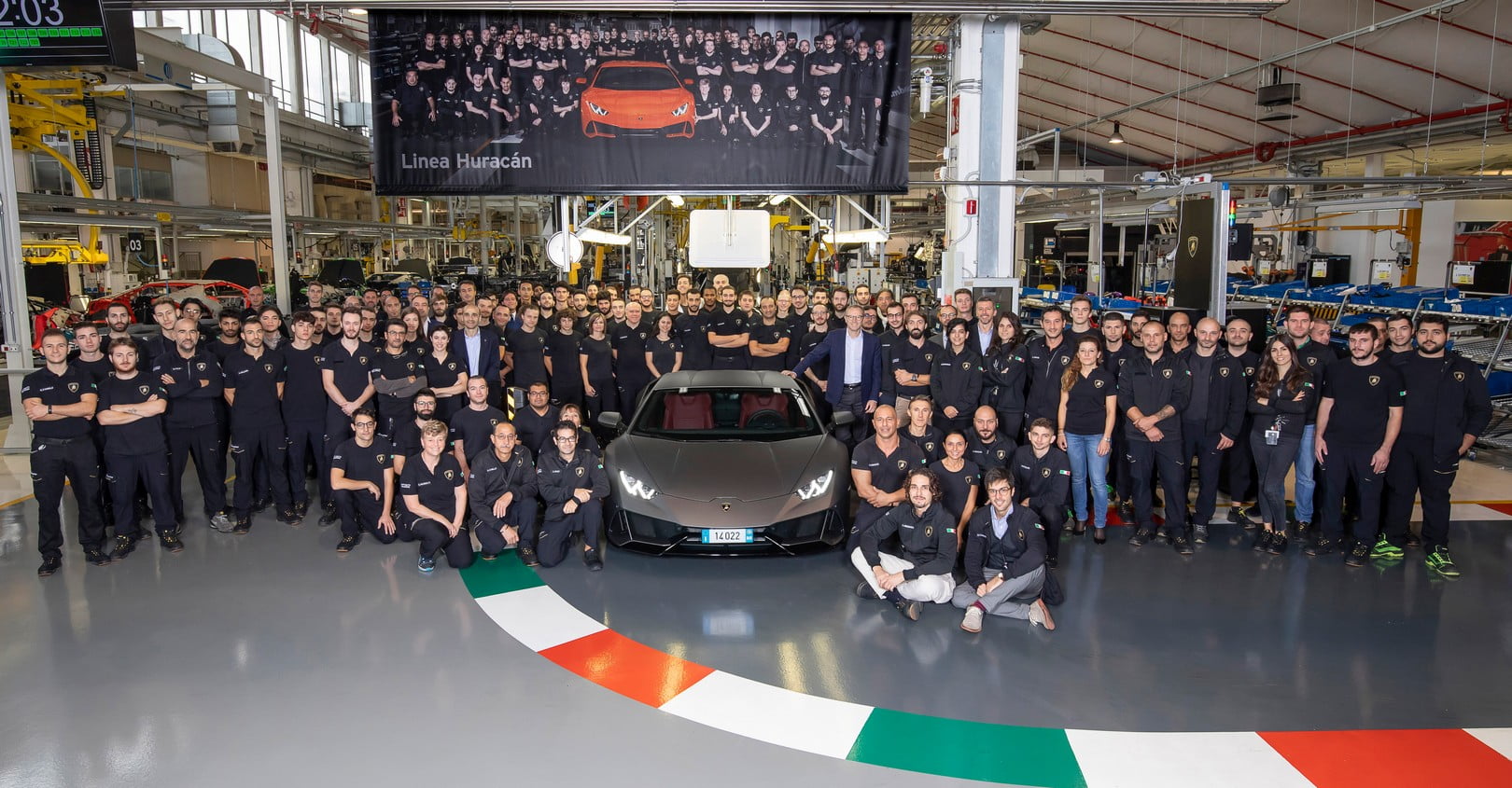 14.022° Lamborghini Huracan prodotta