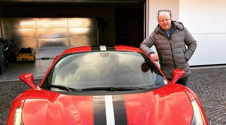 Massimo Boldi Ferrari 488 Pista