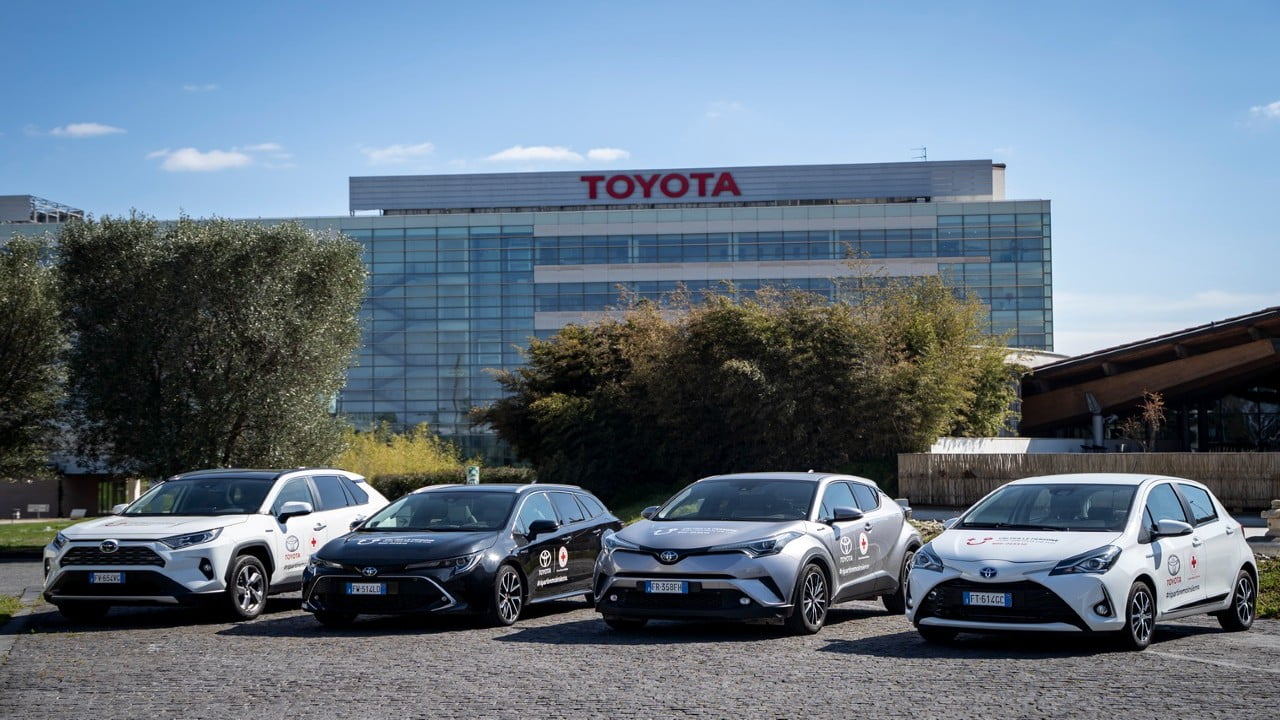 Toyota sostiene la Croce Rossa Italiana per l’emergenza sanitaria