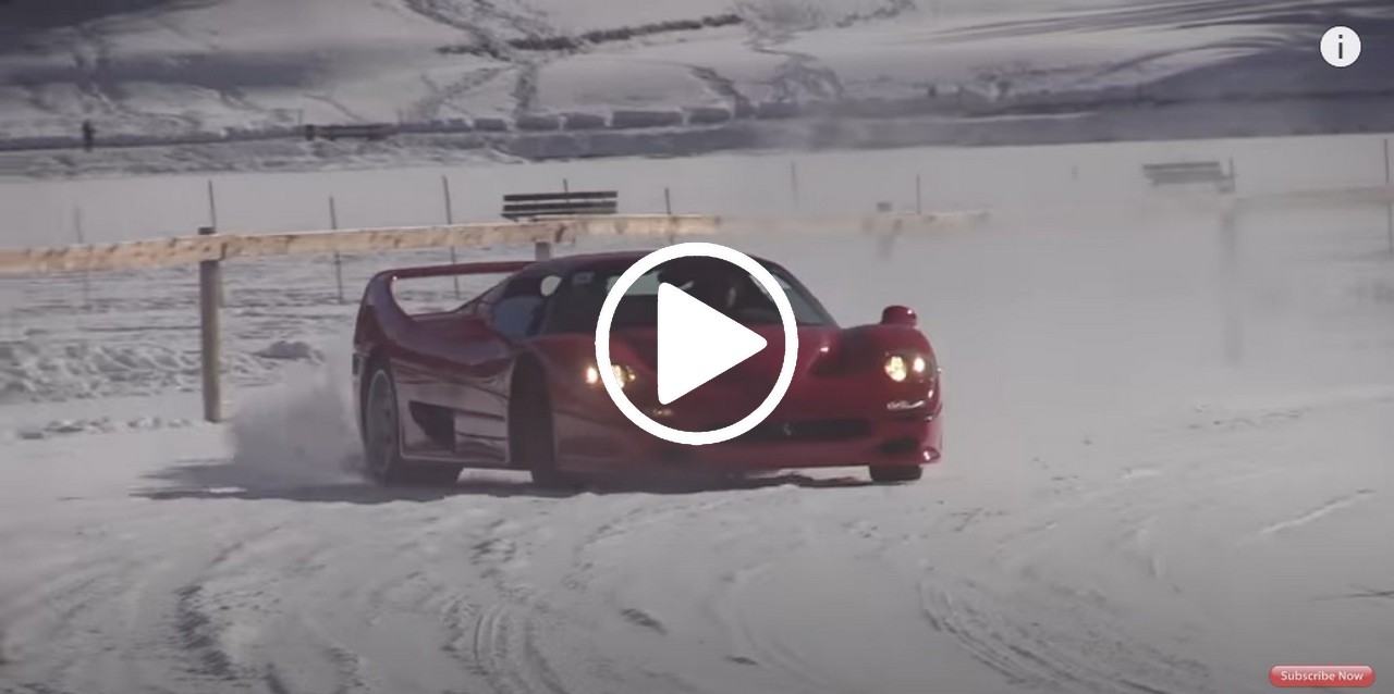Best Sound 2019 Ferrari F50 snow drift