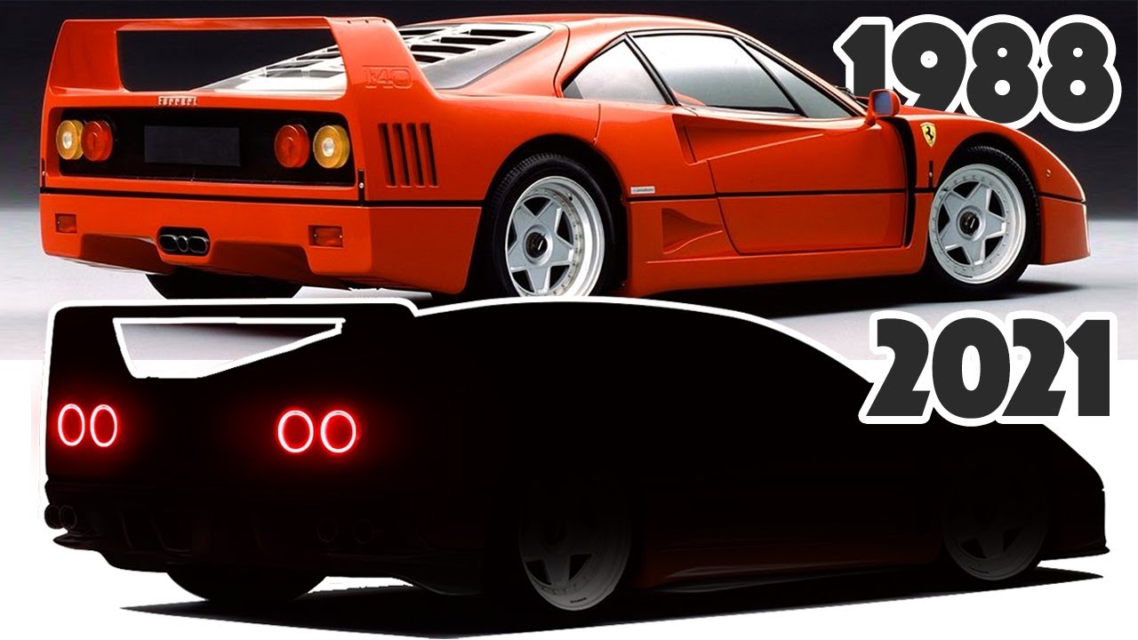 Ferrari F40 ieri e oggi