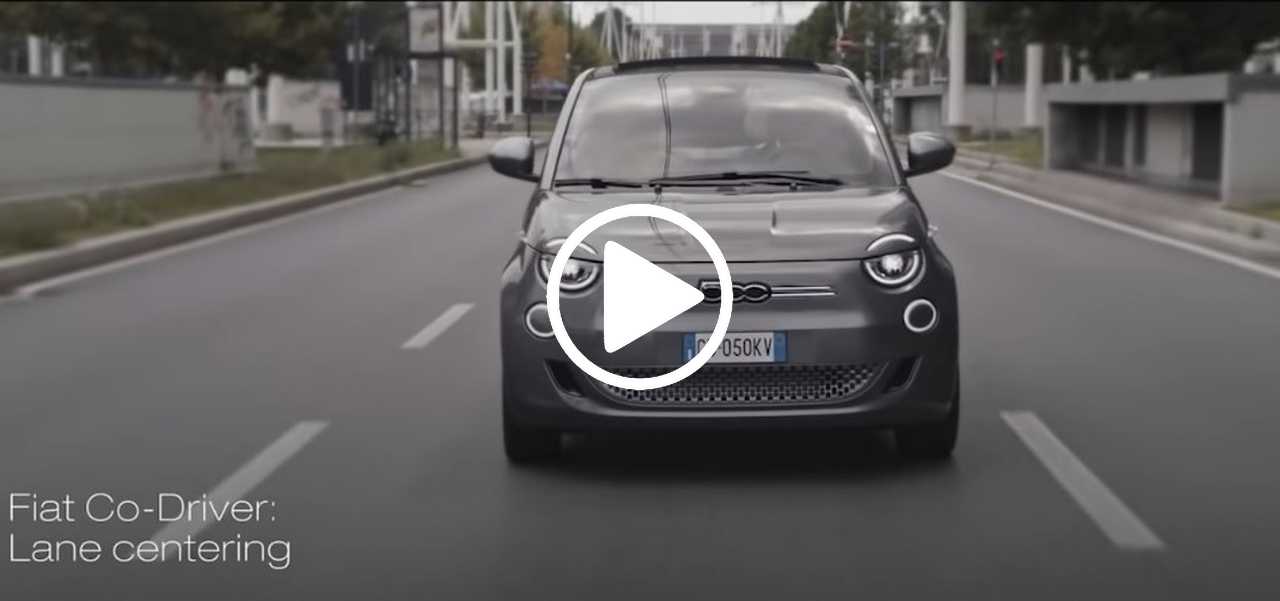 Fiat 500 elettrica la prima video
