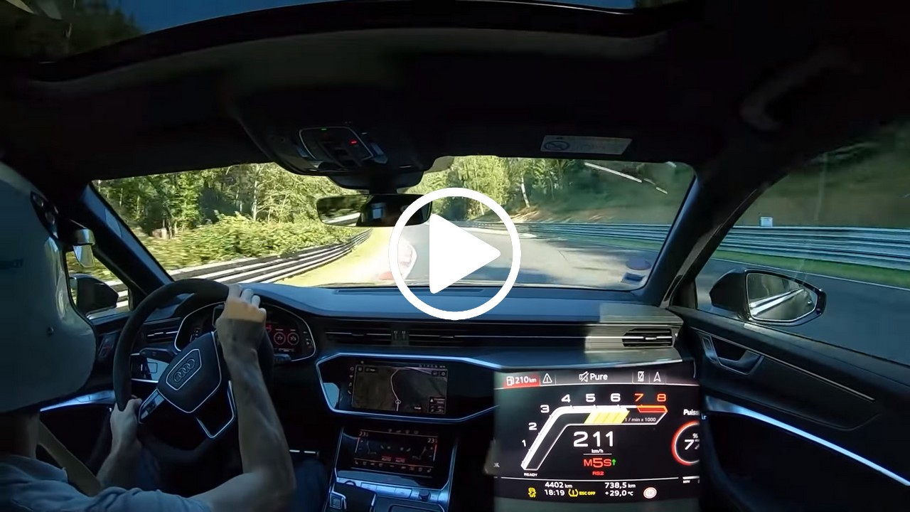 audi rs6 onboard