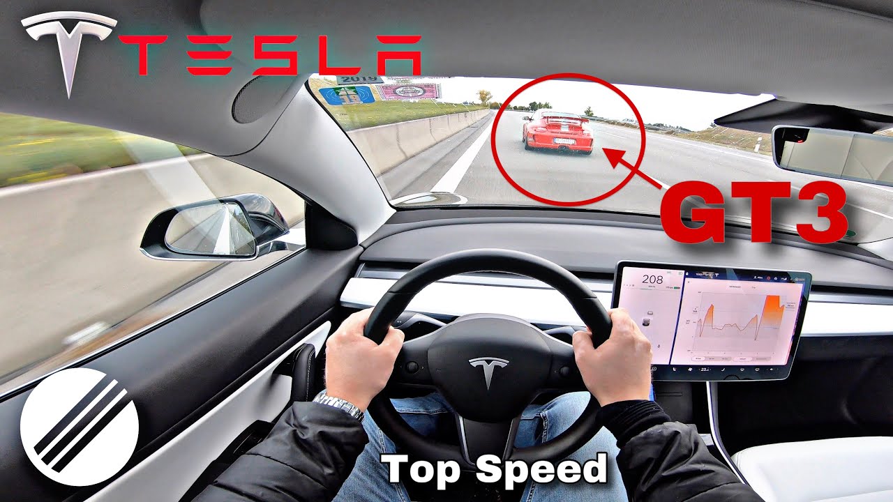 Velocità massima Tesla Model 3: in autostrada senza limiti [VIDEO]