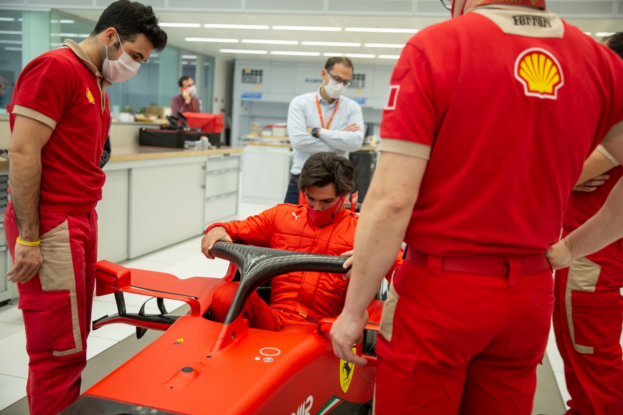 Carlos Sainz in Ferrari