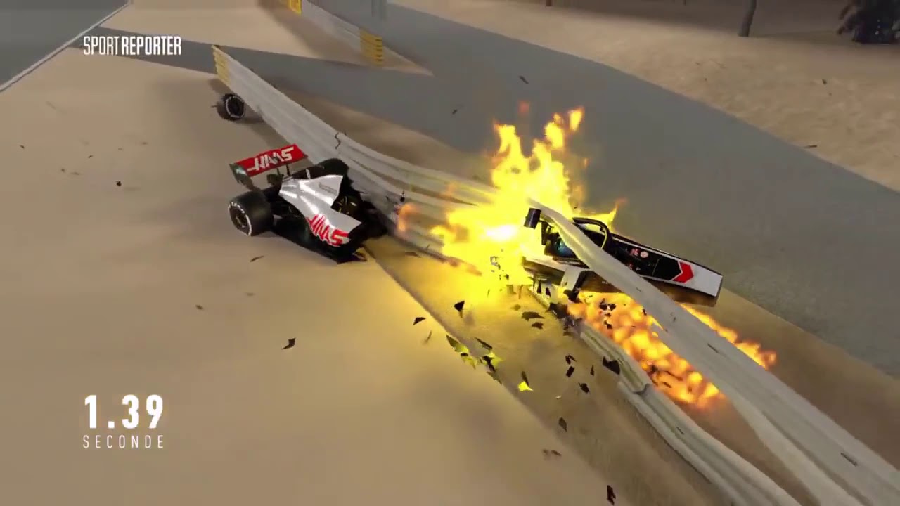 Un nuovo filmato mostra nei dettagli la dinamica dell’incidente di Grosjean [VIDEO]