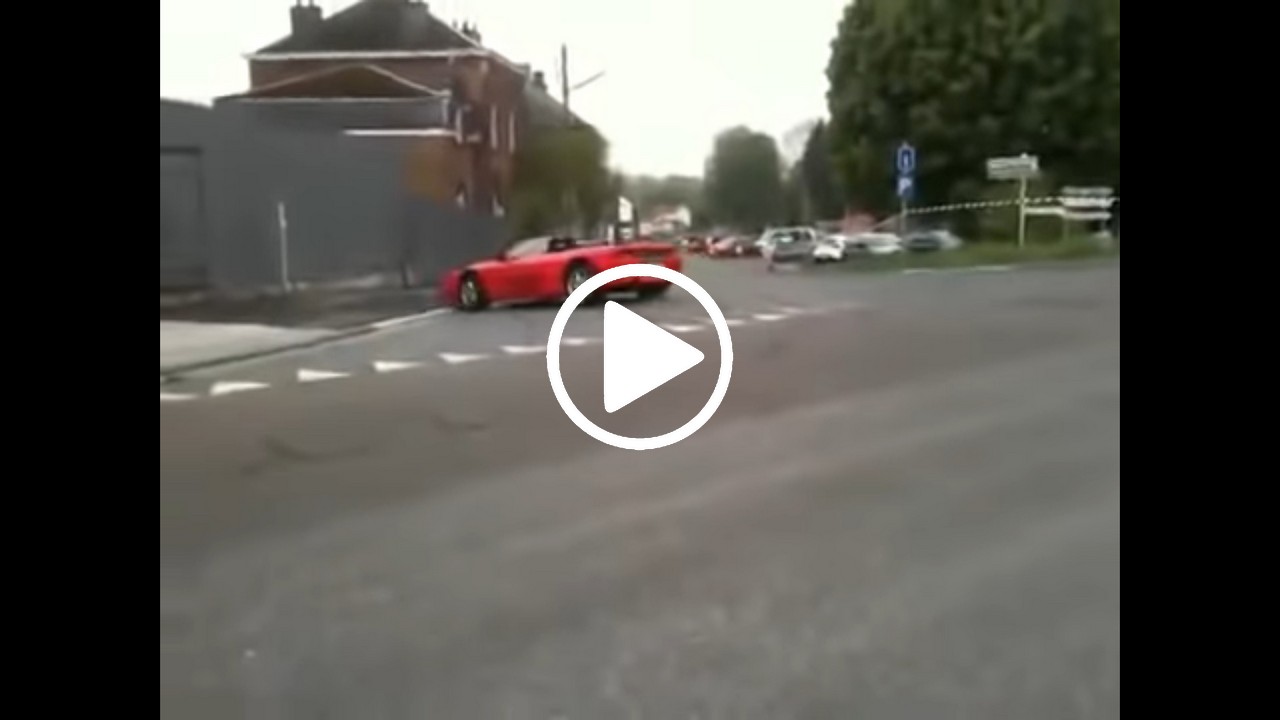 Ferrari 348 crash