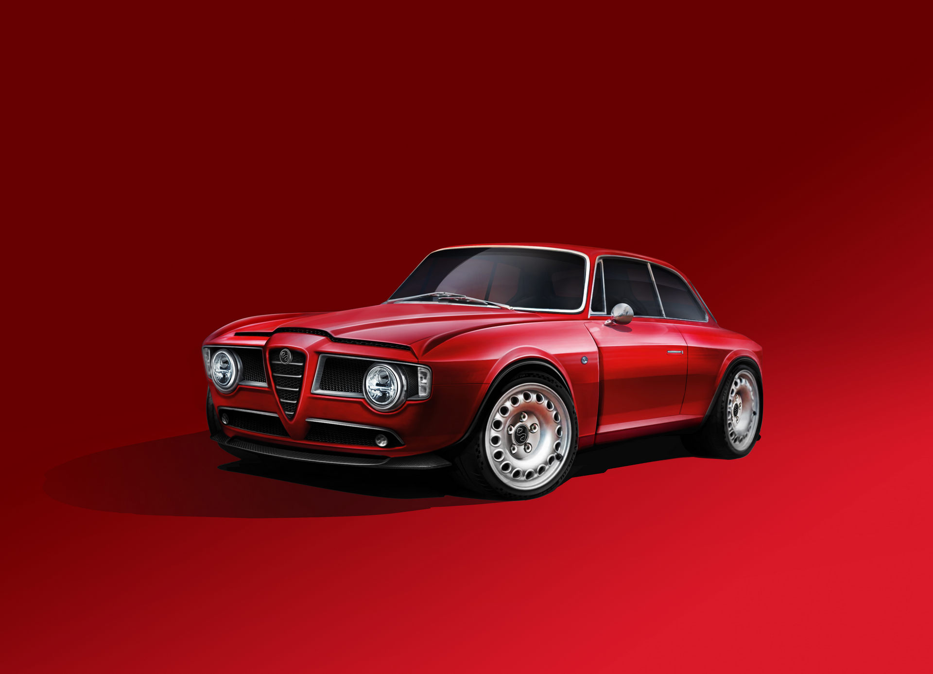 Alfa Romeo Giulia GT restomod anteriore