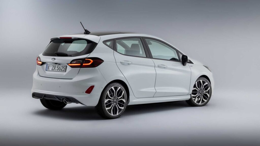 ford fiesta st line restyling posteriore