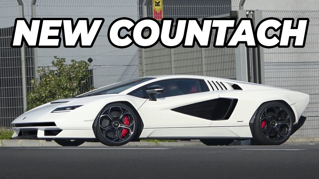 La nuova Lamborghini Countach per la prima volta su strada [VIDEO]