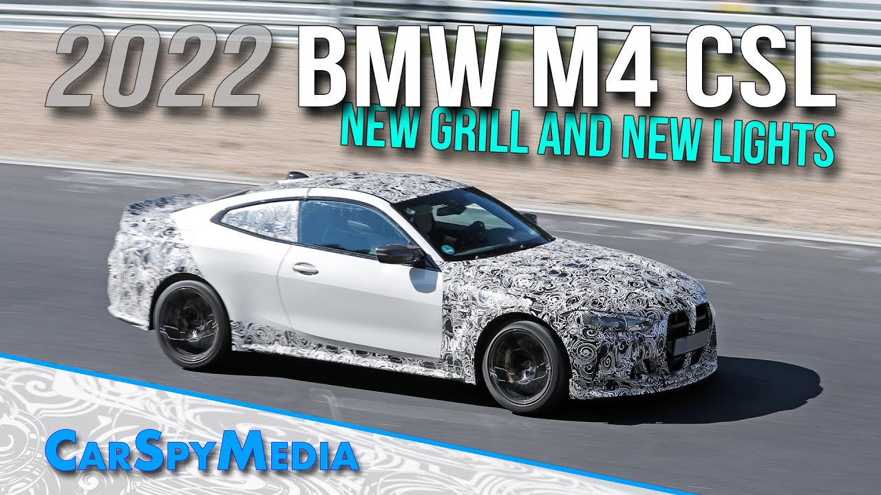 BMW M4 CSL: foto spia del prototipo da 540 CV [VIDEO]