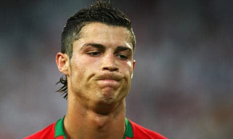 cristiano Ronaldo triste