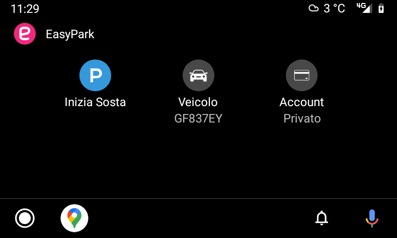 android auto easypark