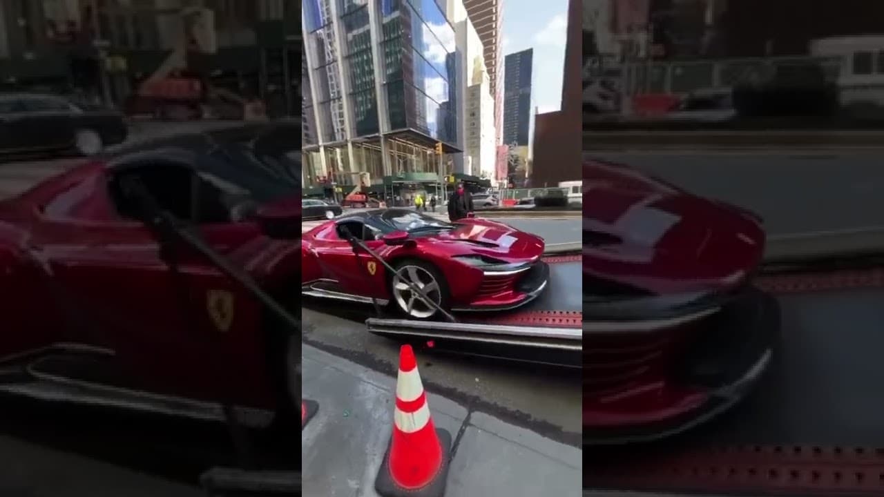 La Ferrari Daytona SP3 è arrivata a New York: i passanti catturati dalla nuova Icona [VIDEO]