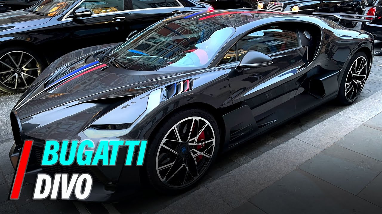 La Bugatti Divo dell’emiro del Qatar fa bella mostra di sè in quel di Londra [VIDEO]