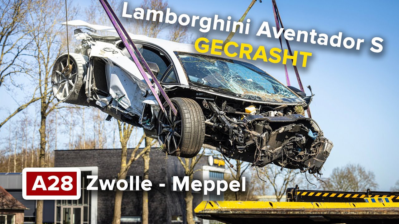Distrugge un’ Aventador in Olanda: le riprese subito dopo l’incidente [VIDEO]