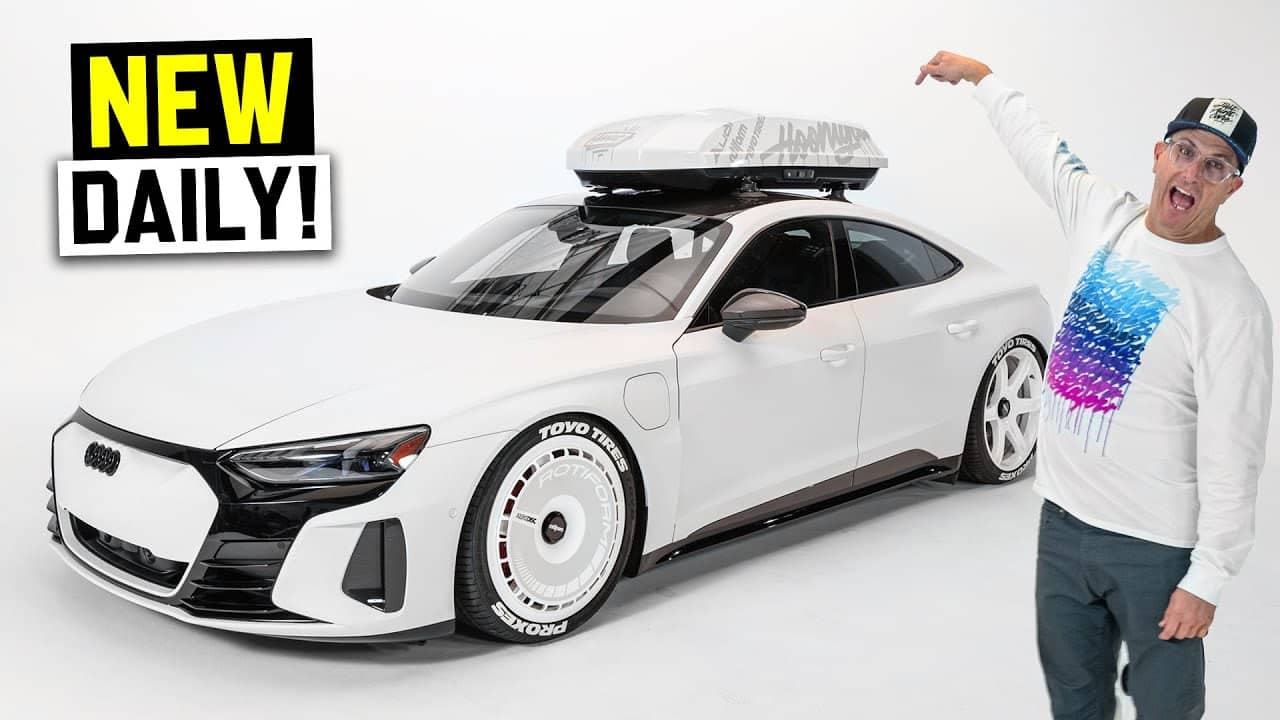 Audi RS e-tron GT: la nuova daily car di Ken Block è spaziale [VIDEO]