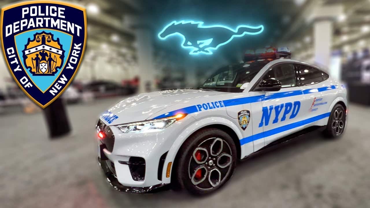 La Polizia di New York sceglie la nuova Ford Mustang Mach-E GT [VIDEO]