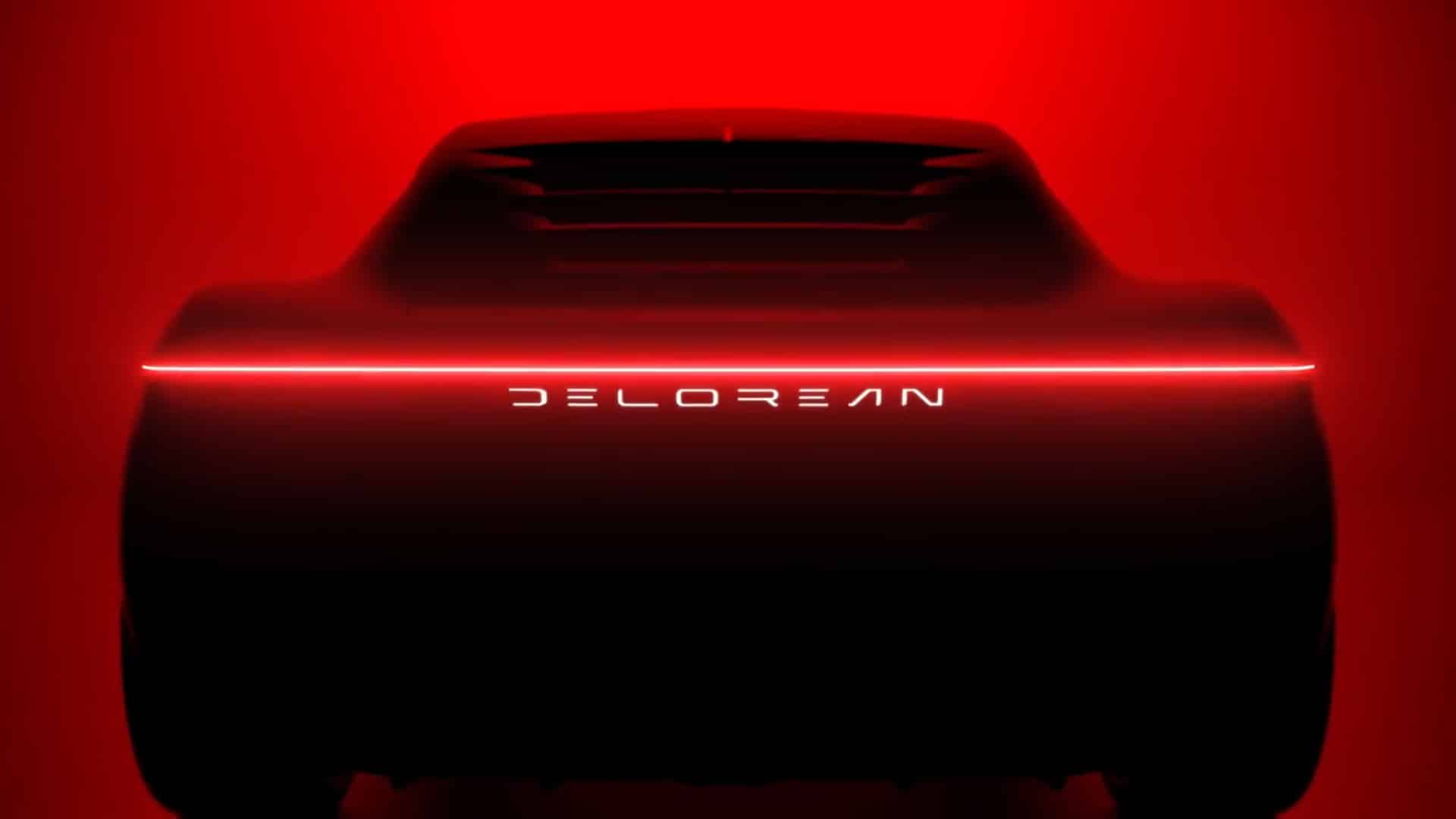 Nuovo teaser per la DeLorean elettrica: il posteriore è cinematografico